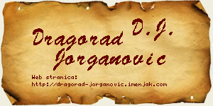 Dragorad Jorganović vizit kartica